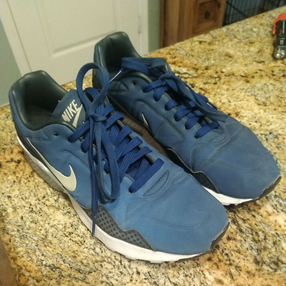 Nike Mens Air Zoom Pegasus 92 844654-400 Blue Lace Up Running Shoes Size 9.5
